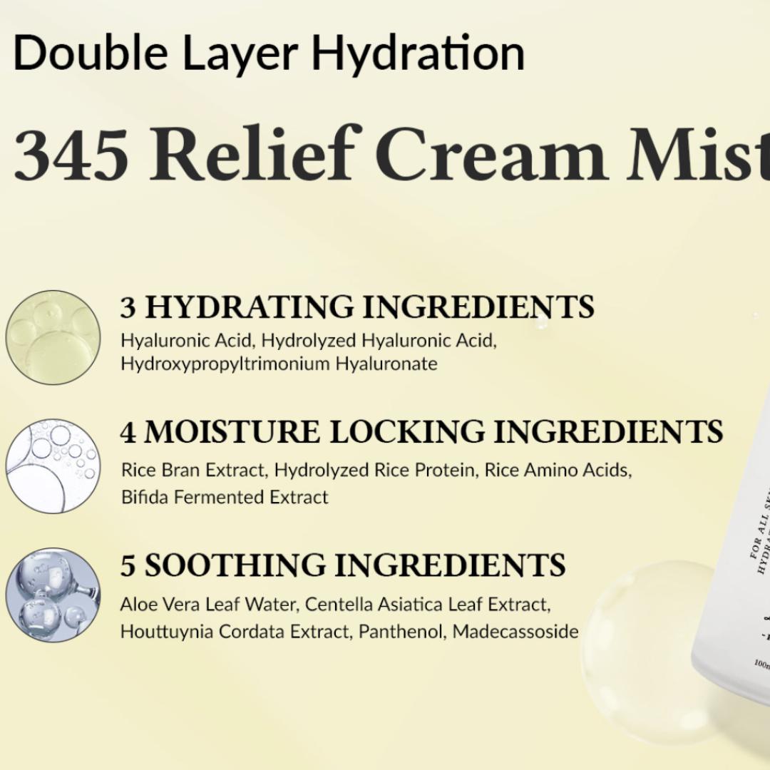 345 Relief Mist – Hydrating & Soothing Facial Mist