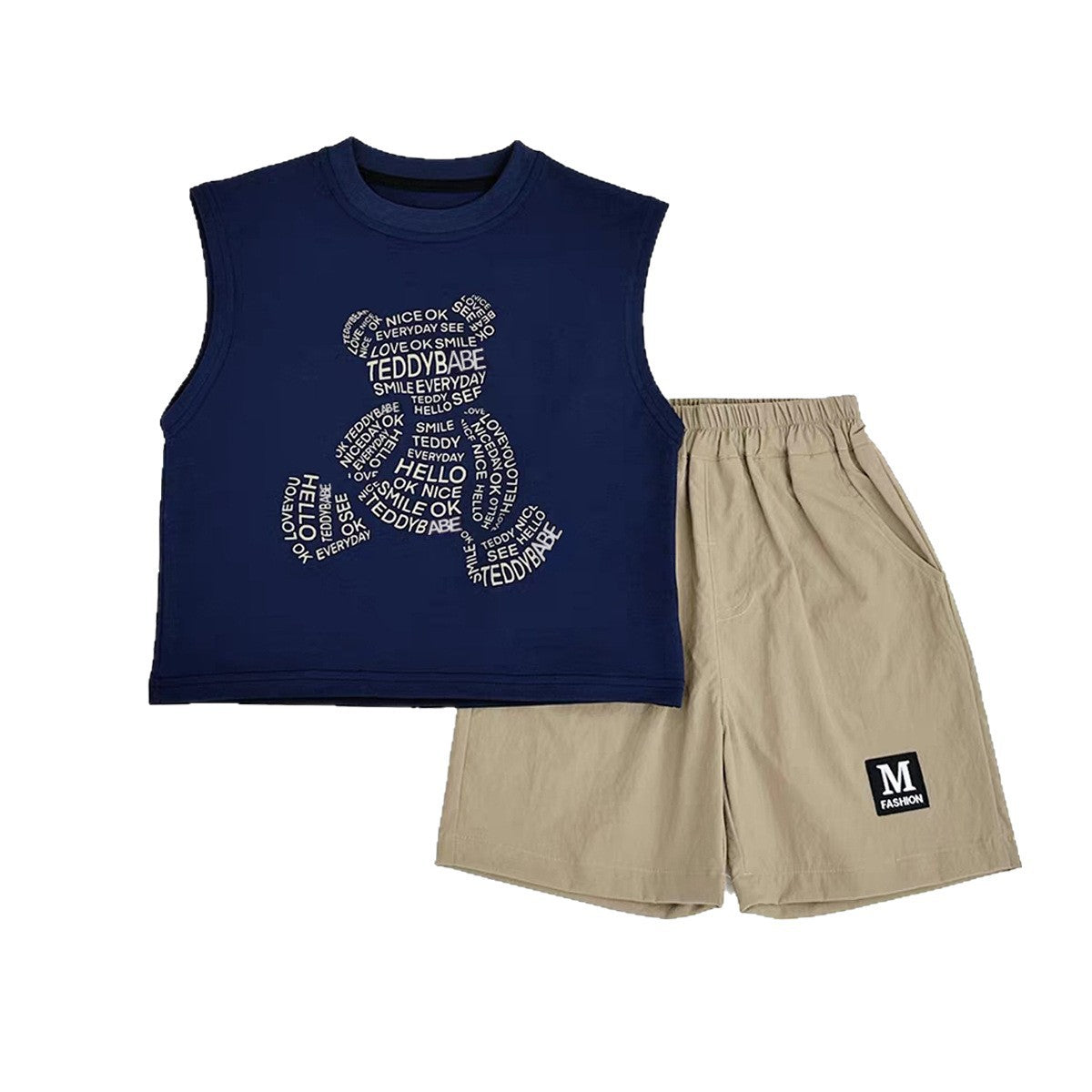 Toddler Bear Summer Shorts Set