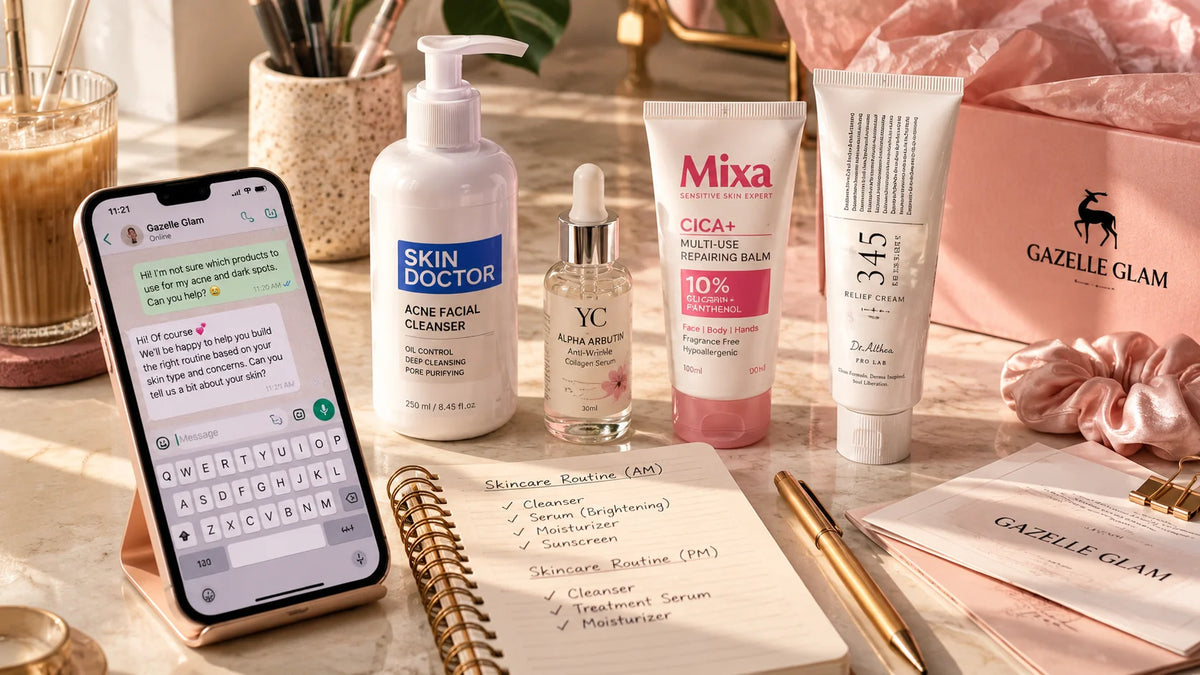 Tell us your skin, we'll build the routine