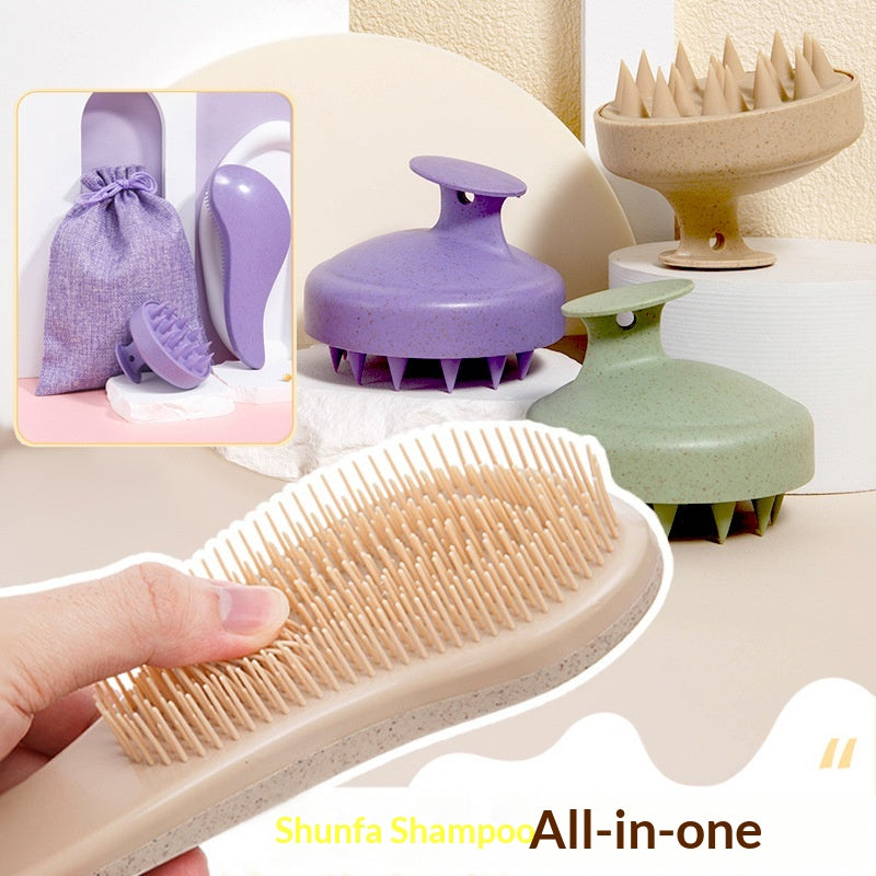 Multi-functional Shower Head Massage And Hair  Brush