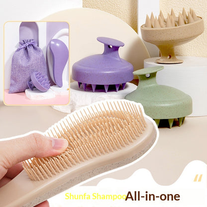 Multi-functional Shower Head Massage And Hair  Brush