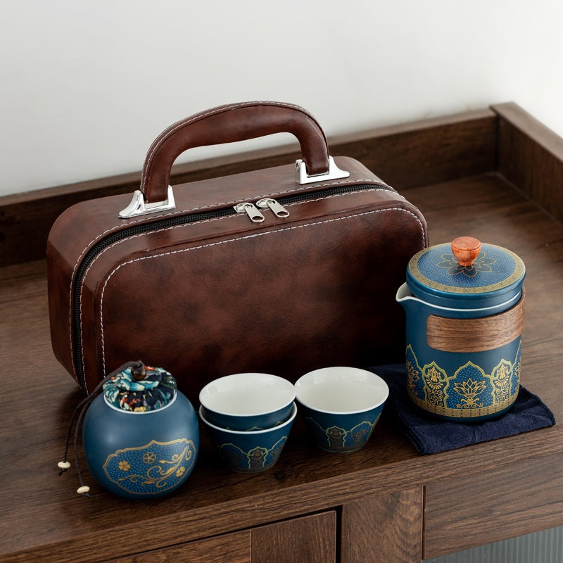 Portable Ceramic Tea Set Travel
