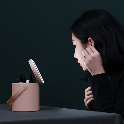 Portable Make-Up Box Led Rechargeable  Mirror