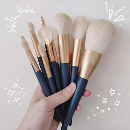 12 PCs Soft Hair Makeup Brush Full Set