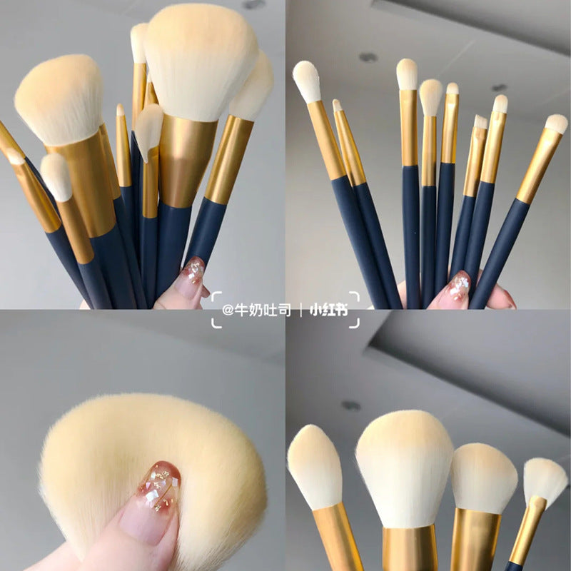 12 PCs Soft Hair Makeup Brush Full Set