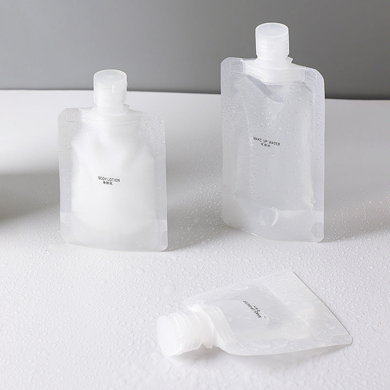 Disposable Travel Skincare bottles