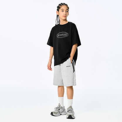 Kids Letter Print Cotton T-Shirt