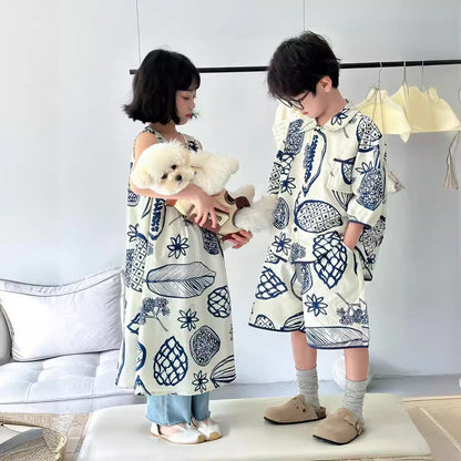 Kids Printed Top &amp; Shorts 2-Piece Set
