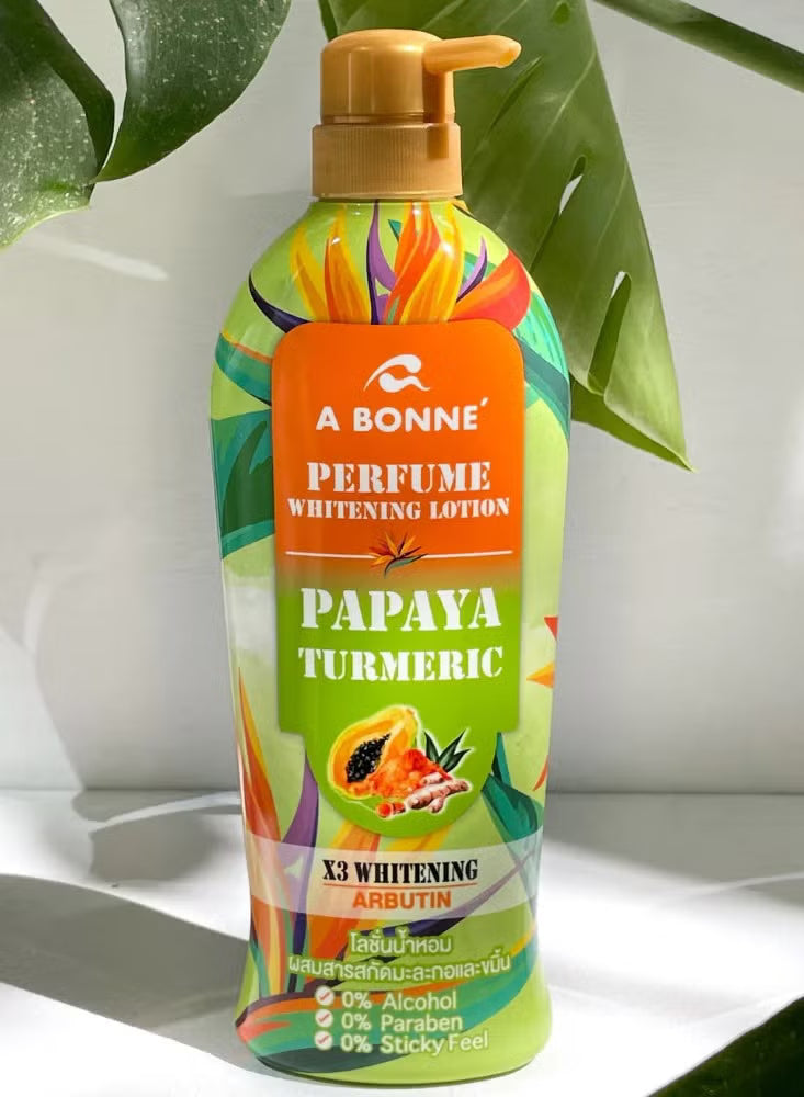 A Bonne Papaya &amp; Turmeric Brightening Body Lotion 500ml