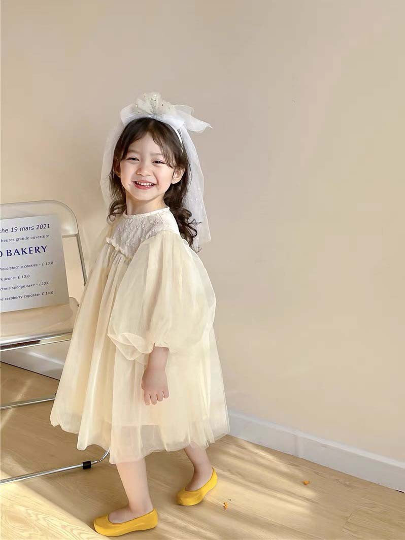 Girls Solid Color Tulle Skirt