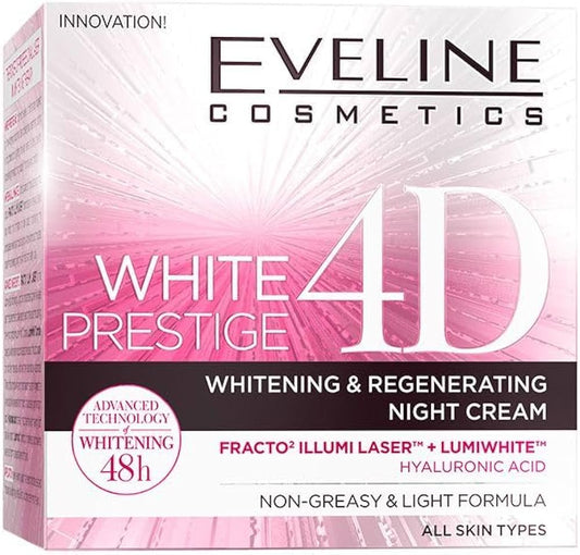 White Prestige 4D – Whitening & Regenerating Night Cream by Eveline Cosmetics