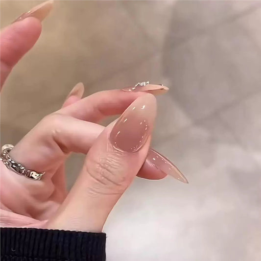 Nail Tips In A Nude Shade