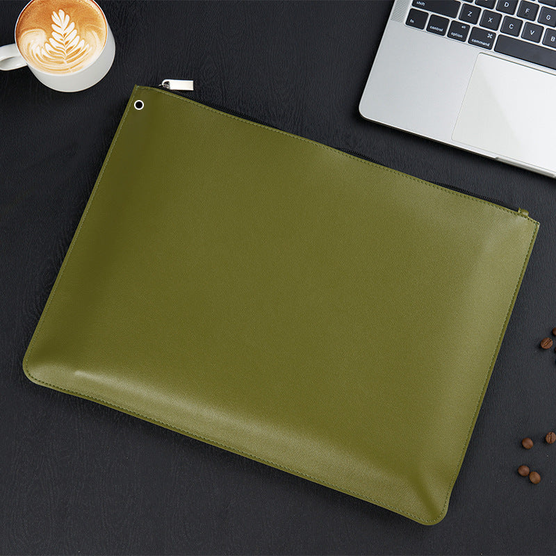 Waterproof Leather Organizer for Contracts and Documents