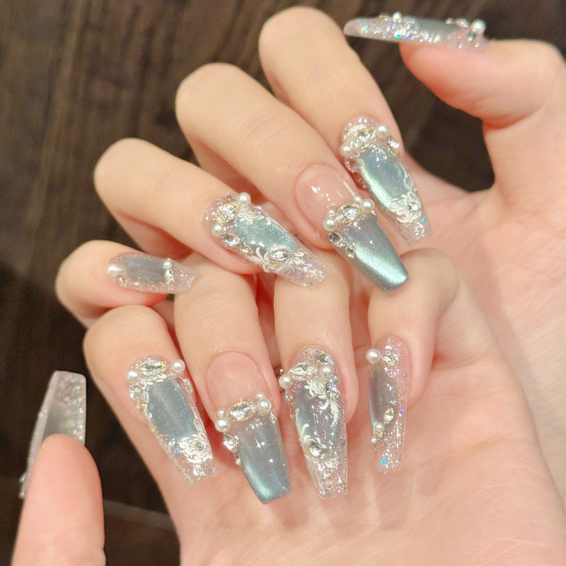Light Blue Nails