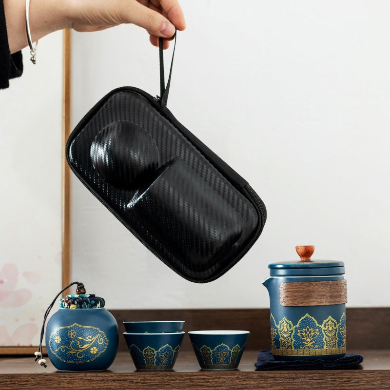 Portable Ceramic Tea Set Travel