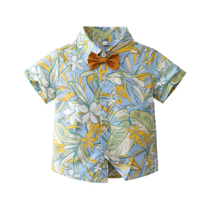 Toddler Floral Cotton Shorts Set