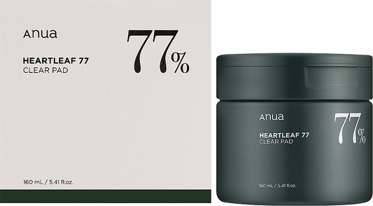 Heartleaf 77% Clear Toner Pads by Anua
