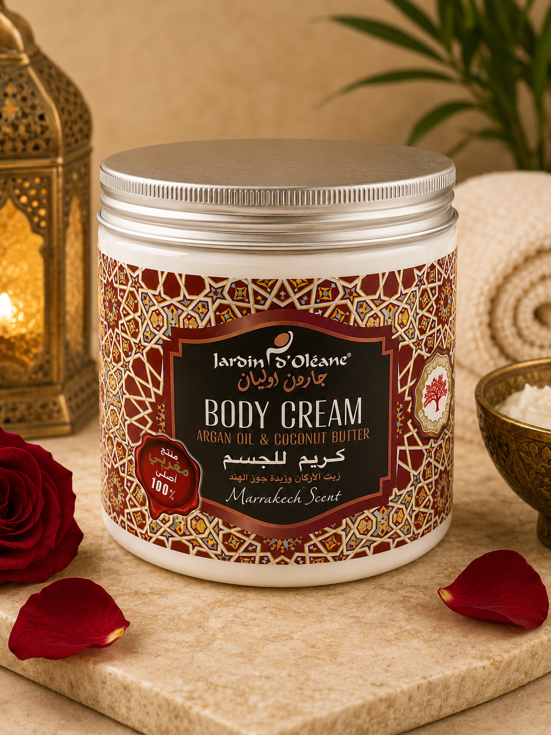 Jardin d’Oléane Argan Oil &amp; Coconut Butter Body Cream – Marrakech Scent