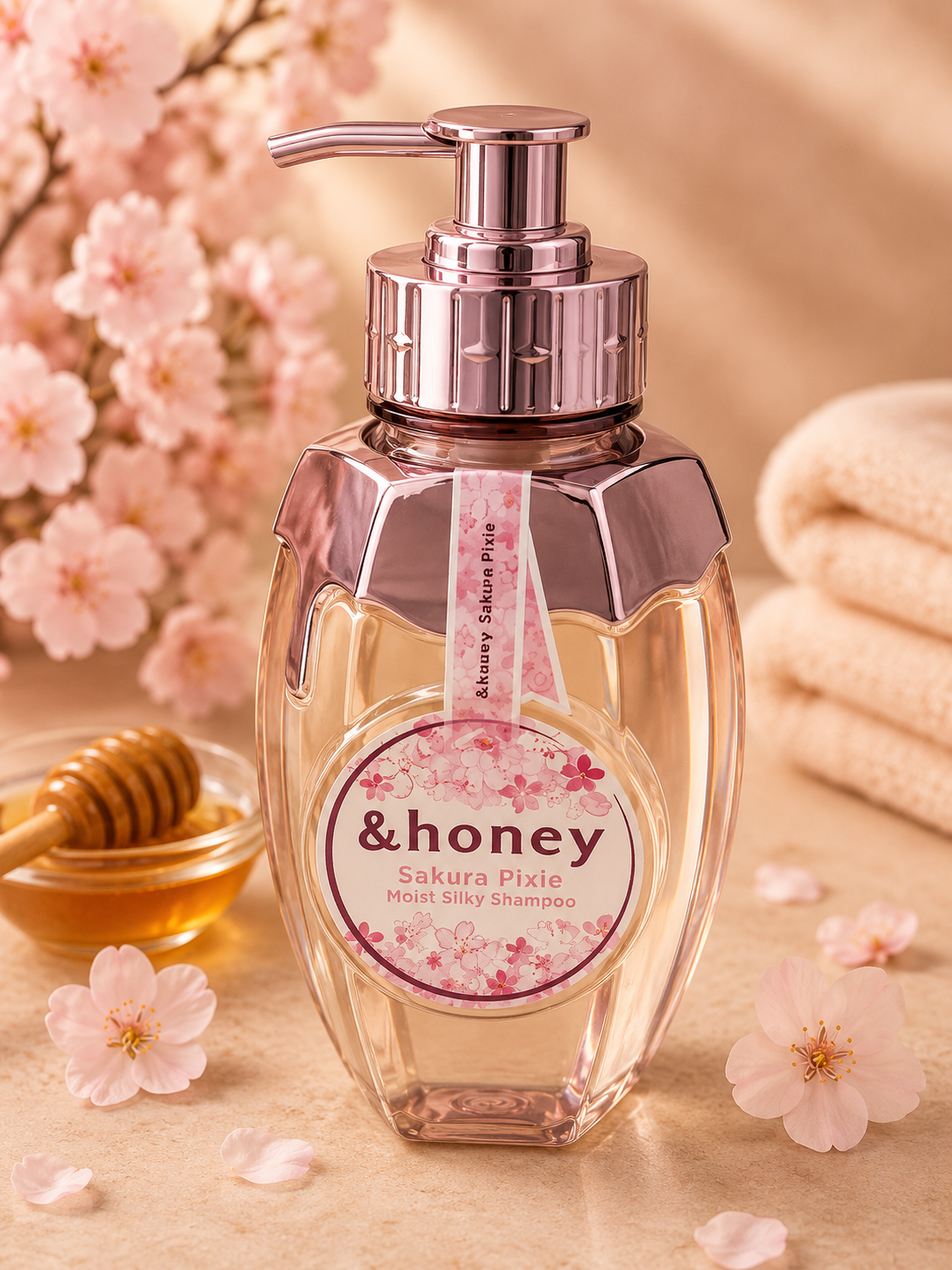 &amp;honey Sakura Pixie Moist Silky Shampoo