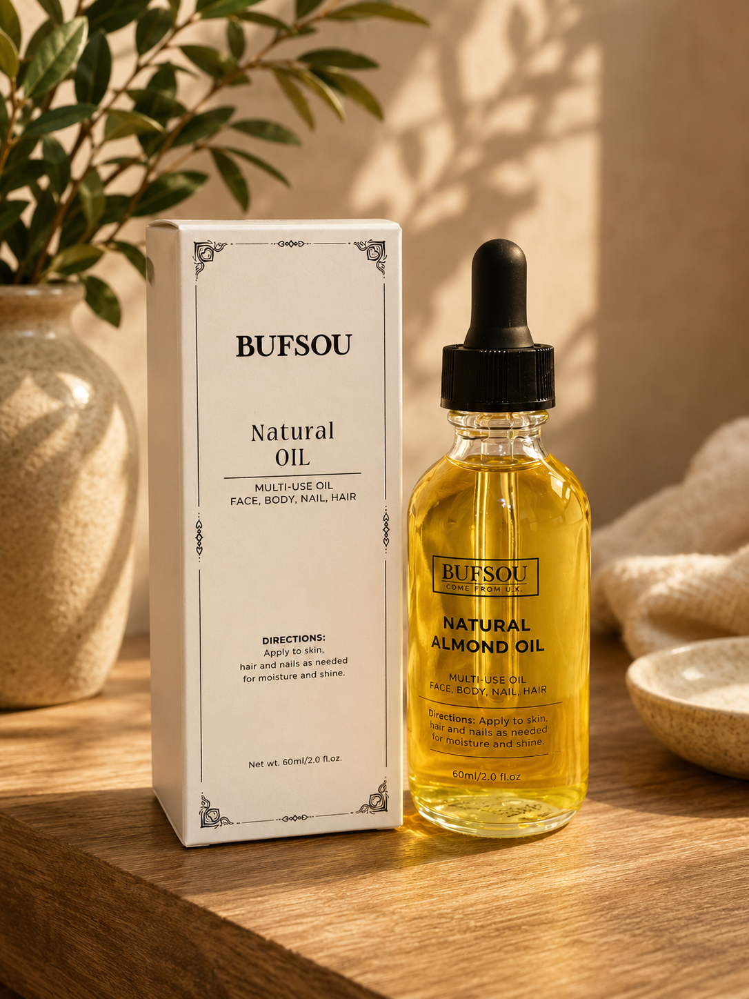 Almond Oil by BUFSOU
