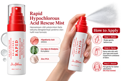 Dr. Althea Rapid Hypochlorous Acid Rescue Mist – 60ml