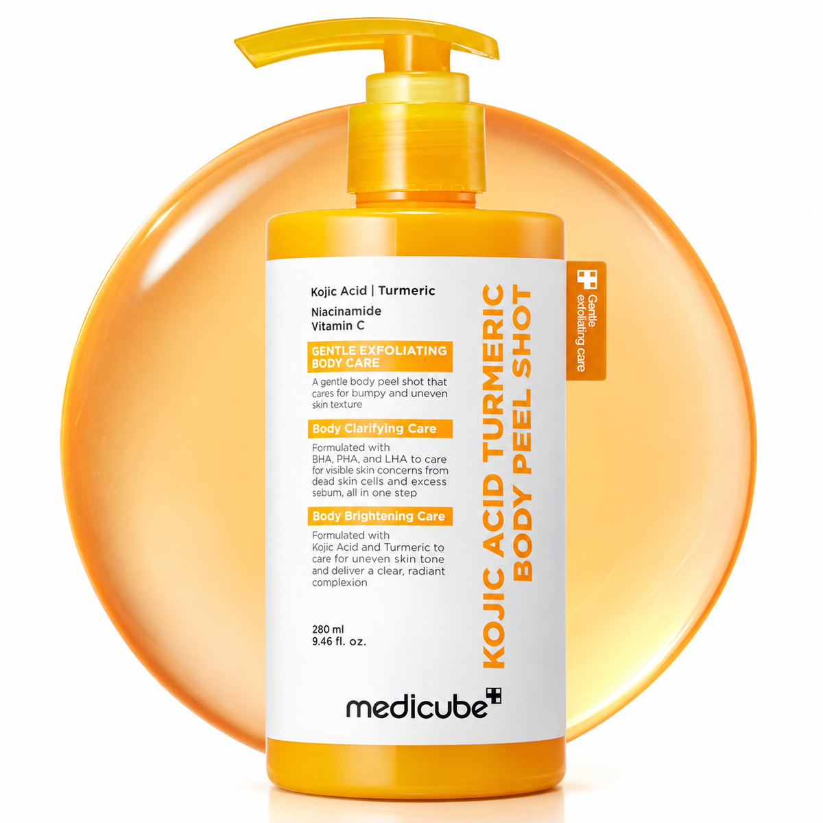 Medicube Kojic Acid Turmeric Body Peel Shot – 280ml