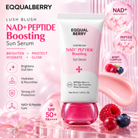 EQQUALBERRY Lush Blush NAD+ Peptide Boosting Sun Serum SPF50+ PA++++ – 50ml