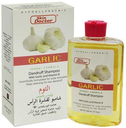 Skin Doctor Garlic Dandruff Shampoo with Garlic &amp; Vitamin B – 200ml