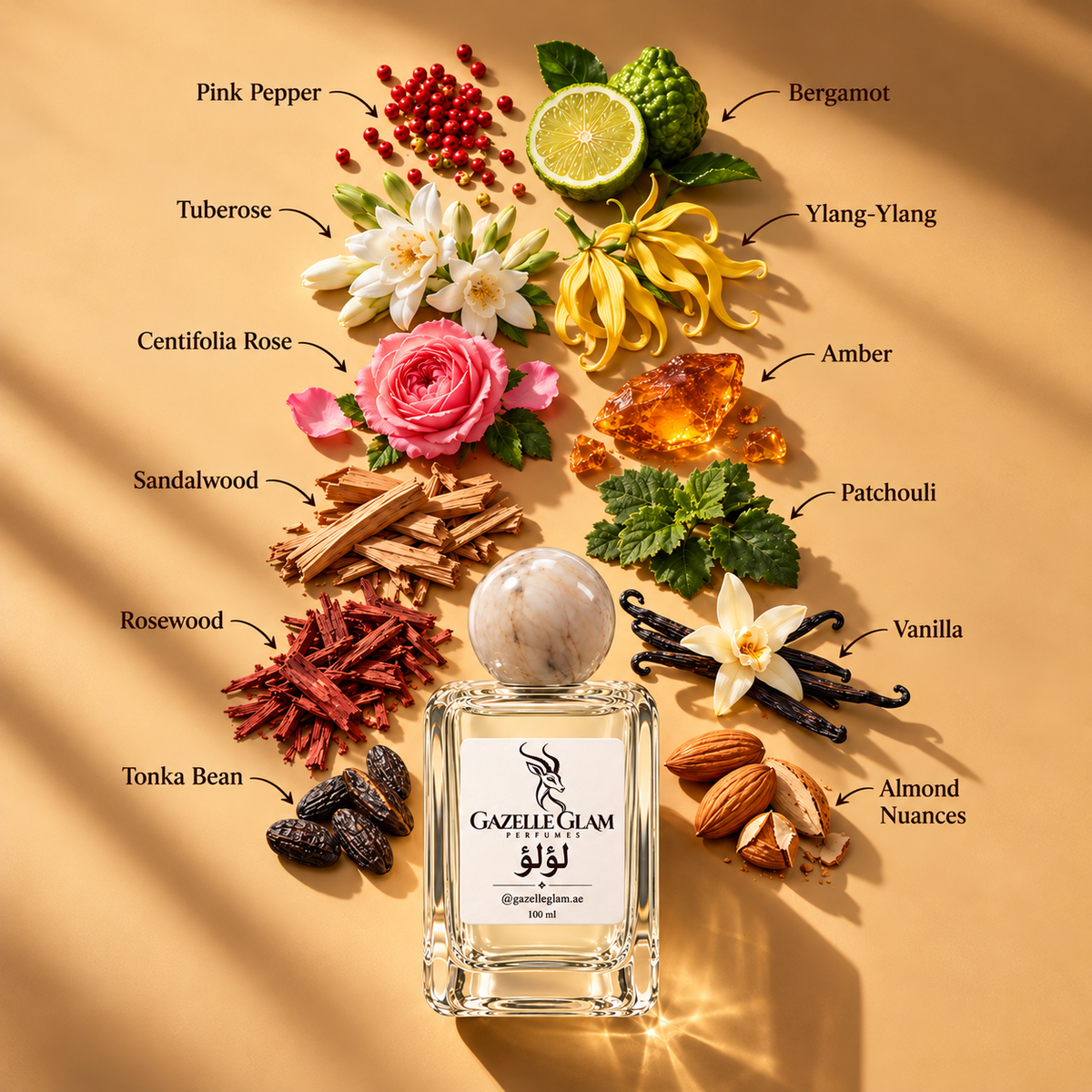 Gazelle Glam لؤلؤ – Luxury Eau de Parfum 100ml