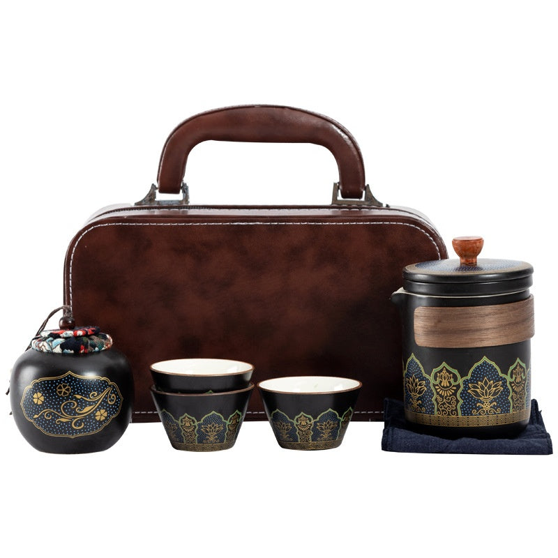 Portable Ceramic Tea Set Travel