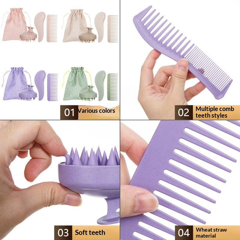 Multi-functional Shower Head Massage And Hair  Brush