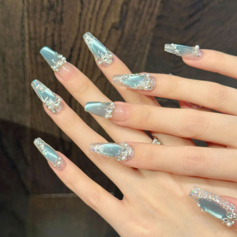 Light Blue Nails