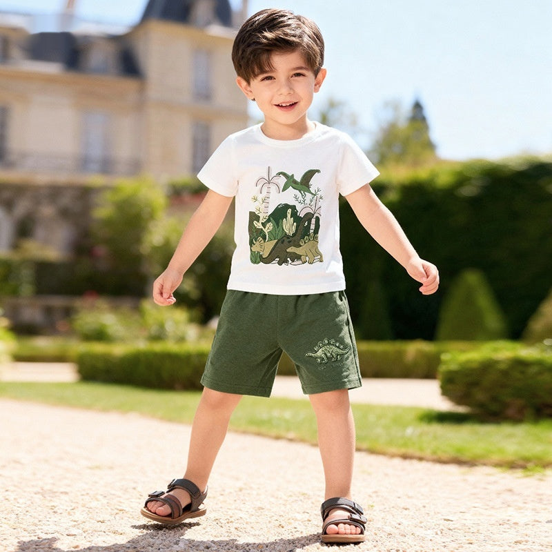 Kids Cartoon Animal Two-Piece Set