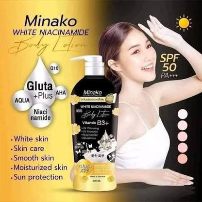 Fairy Skin Minako Niacinamide + Glutathione Plus 10 Body Lotion 500ml