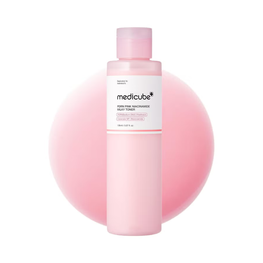 Medicube PDRN Pink Niacinamide Milky Toner – 150ml